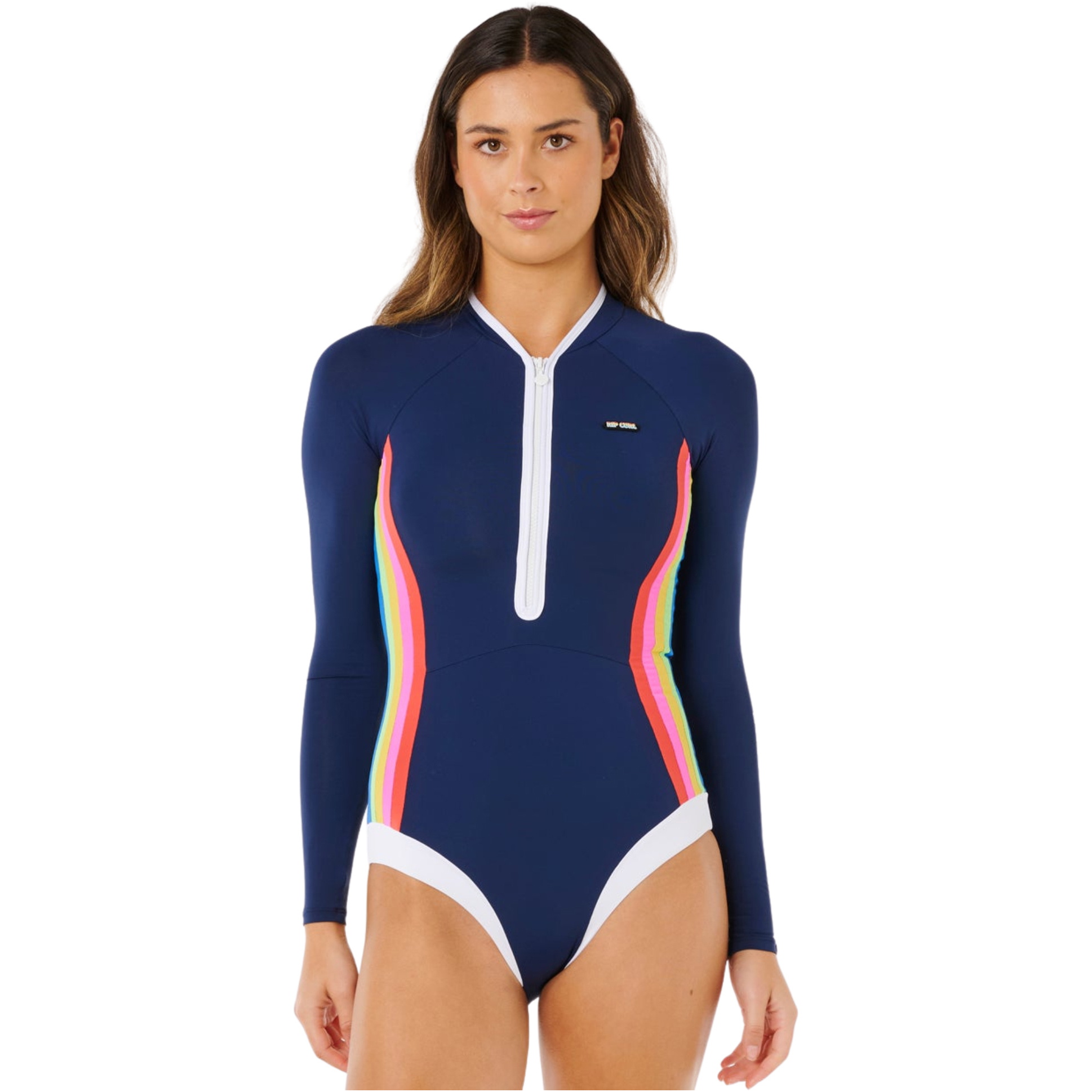 2026 Rip Curl Womens Surf Stripe UPF Surf Suit 19YWRV - Dark Navy
